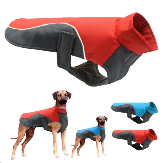 Waterproof reflective big dog jacket