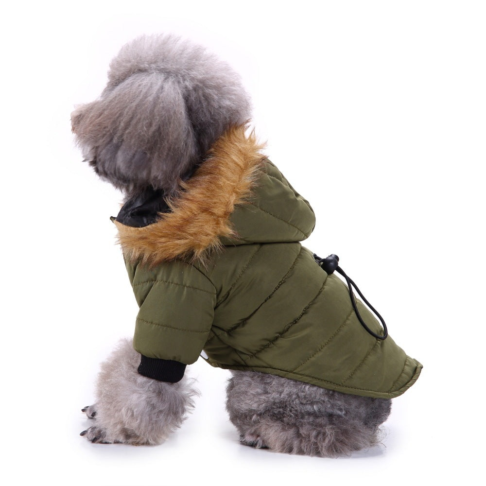 Dog Winter Clothing Coat Reflective Cotton