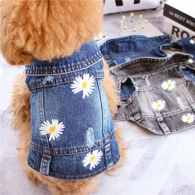 Cowboy Vest Teddy Bichon Pomeranian Cat Dog Clothes