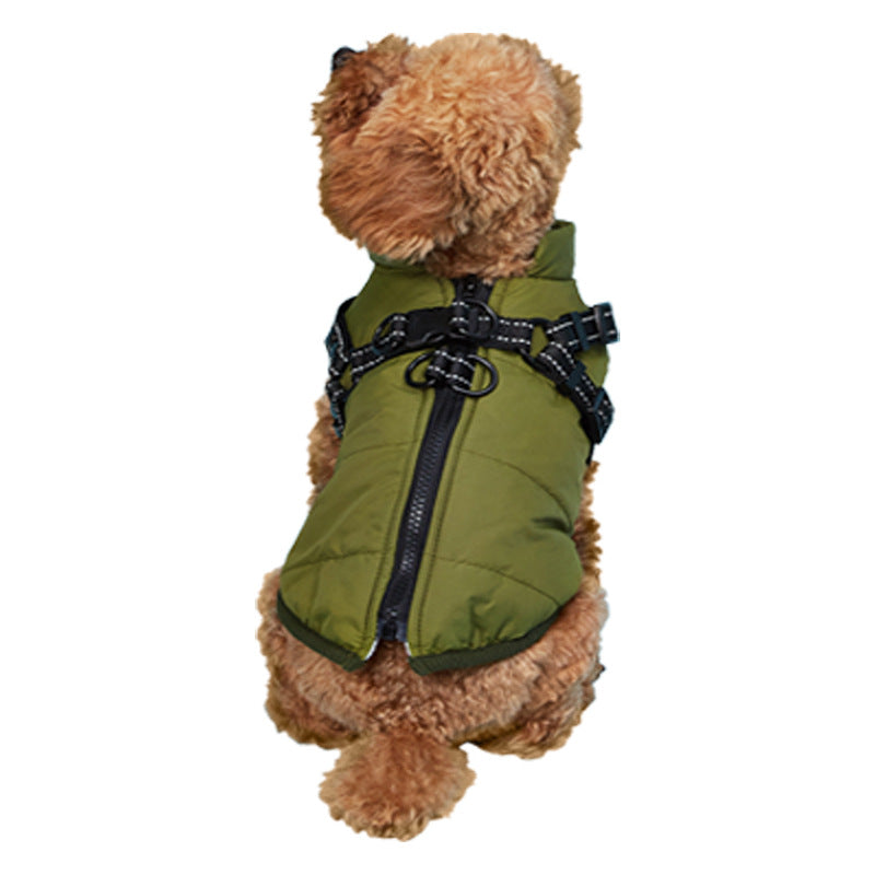 Thickened Dog Clothes Waterproof Warm Pet Jacket