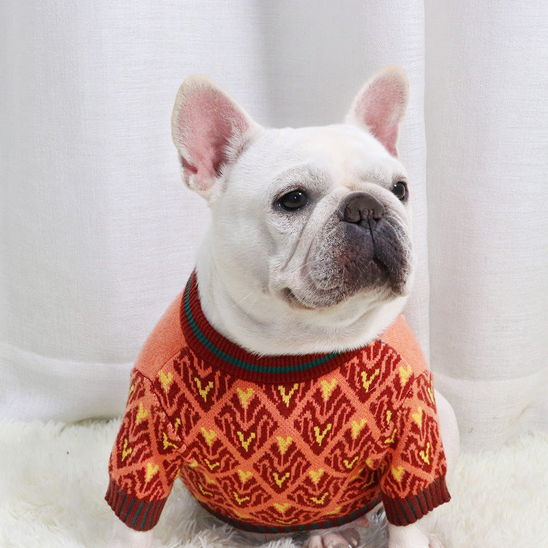 Bull Dog Fat Dog Short Sweater