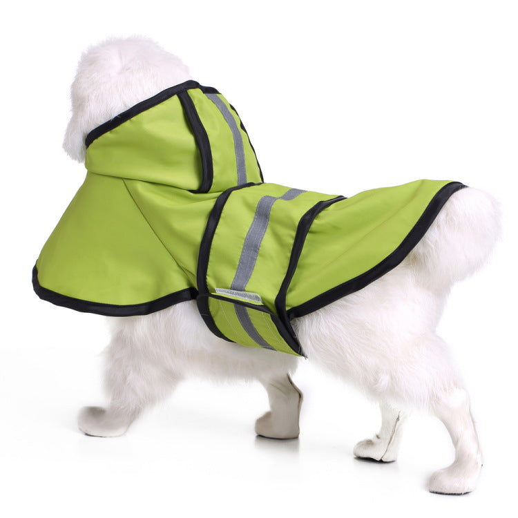 Dog clothes raincoat poncho