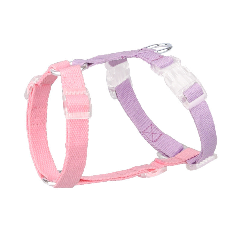 Color-coded Pet Leash Anti-breakaway Pet Chest Strap