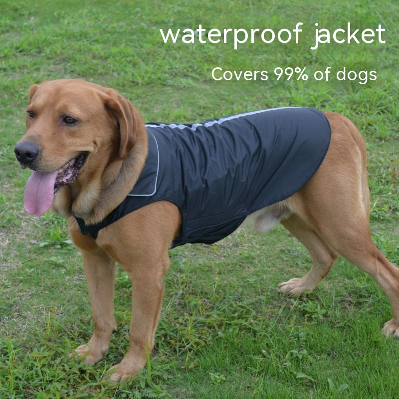 Dog Clothes Outdoor Shell Jacket Waterproof Raincoat