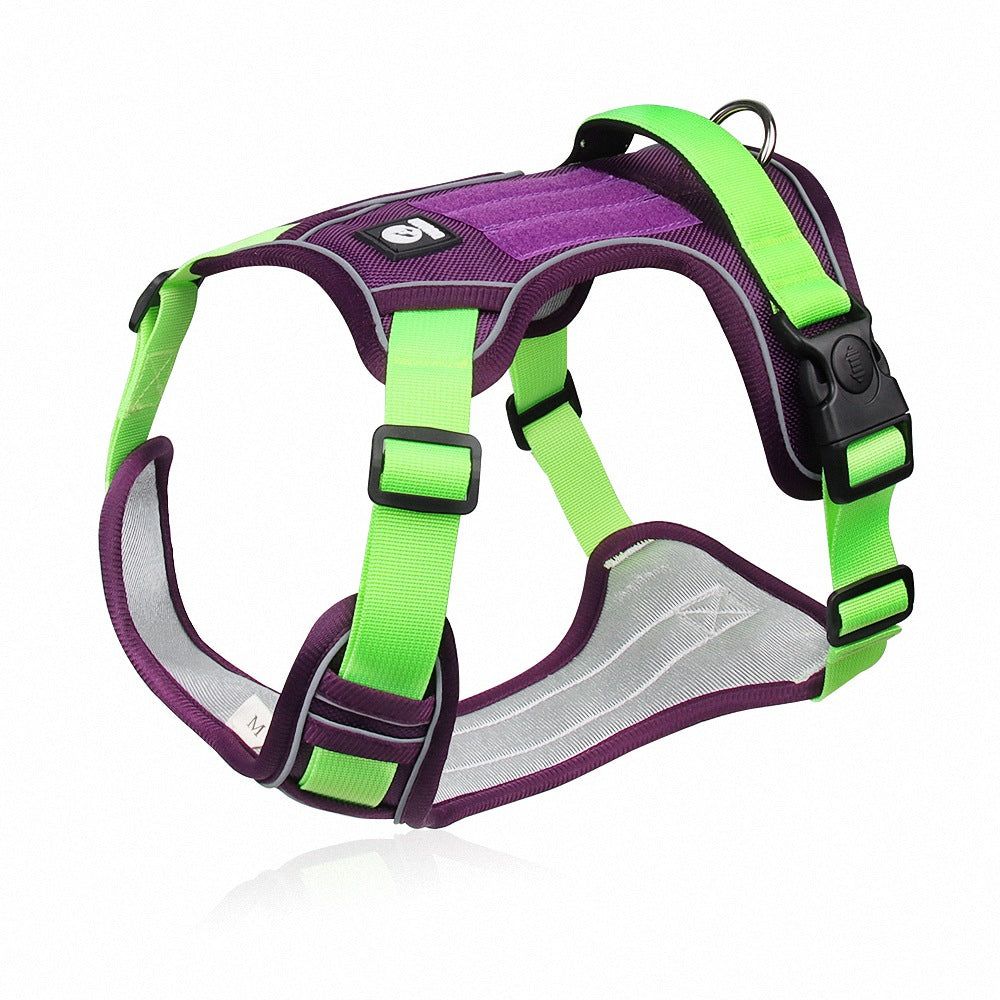 Vest Type Big Dog Chest Strap Explosion-proof Impact Reflective