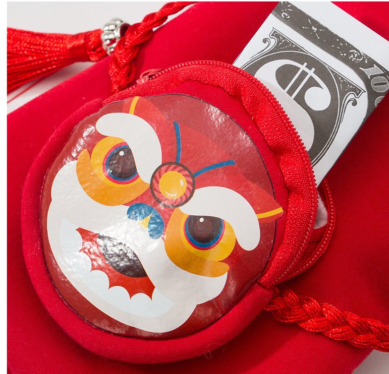 Pet Clothes Spring Lion Dance Hoodie Dog