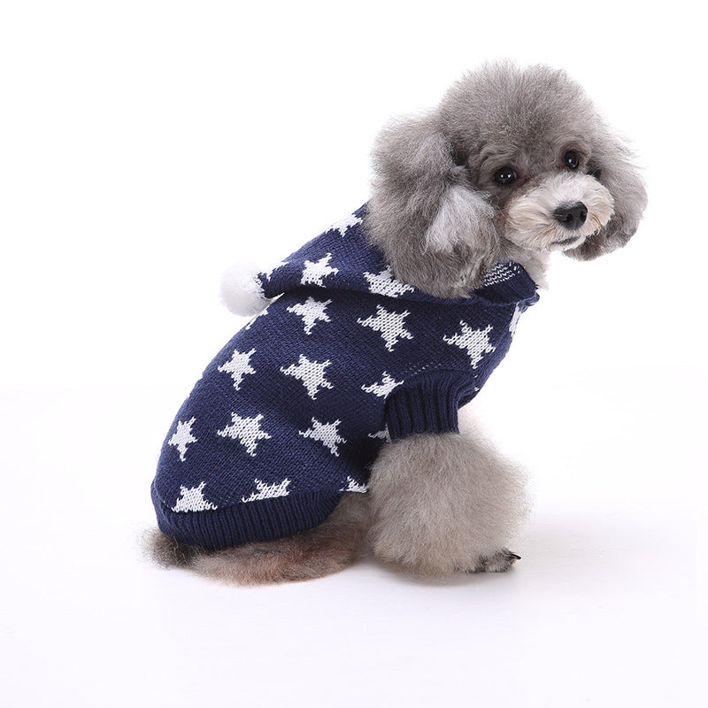 Christmas Warm Soft Pet Clothes Sweater Multiple Styles