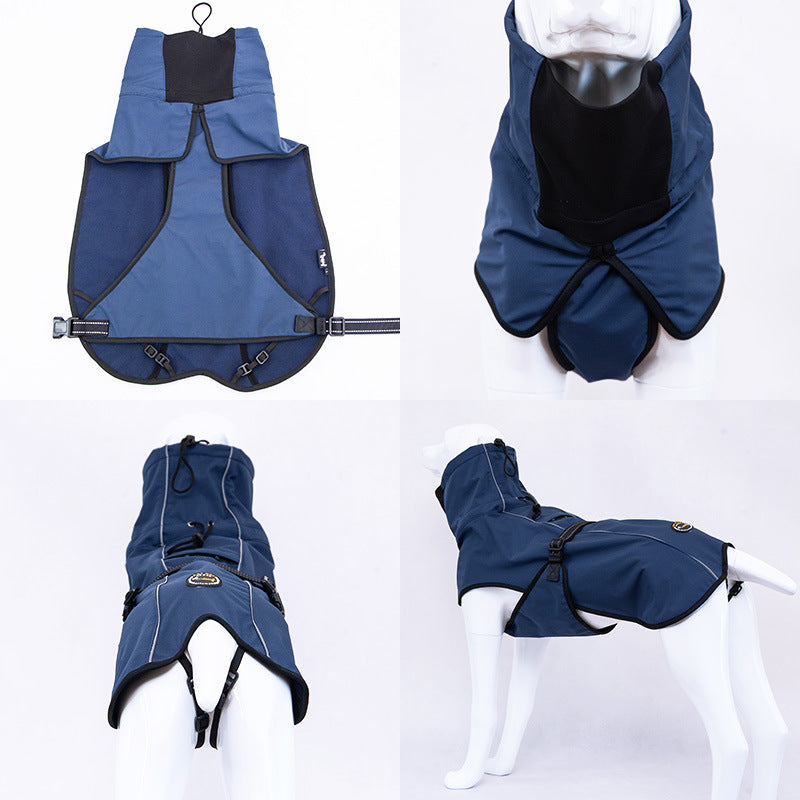 Dogdog Clothes Vest Large Dog Raincoat