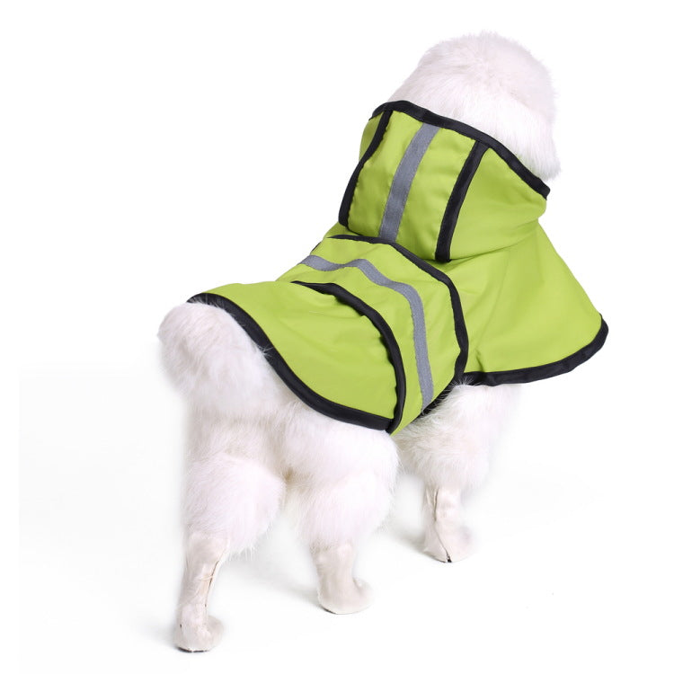 Dog clothes raincoat poncho