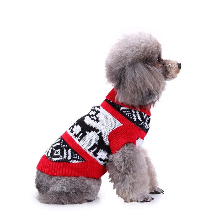 Christmas Warm Soft Pet Clothes Sweater Multiple Styles