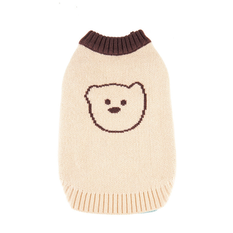 Autumn And Winter New Puppy Dog Vest Sweater