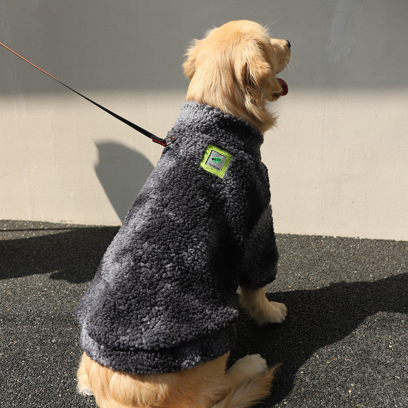 Fashion Dog Clothes Fall And Winter Labrador Loose Coat