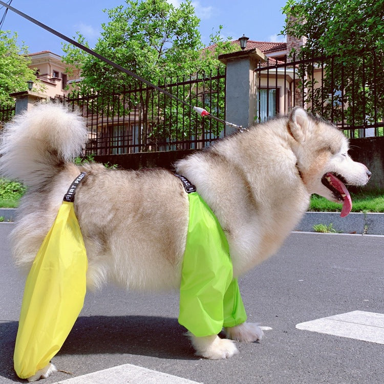 Adjustable Dog Four Legged Raincoat