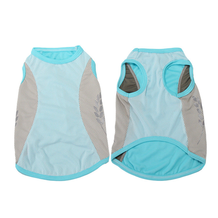 Summer Cooling Pet Vest Cool Clothes Dog Clothes Reflective