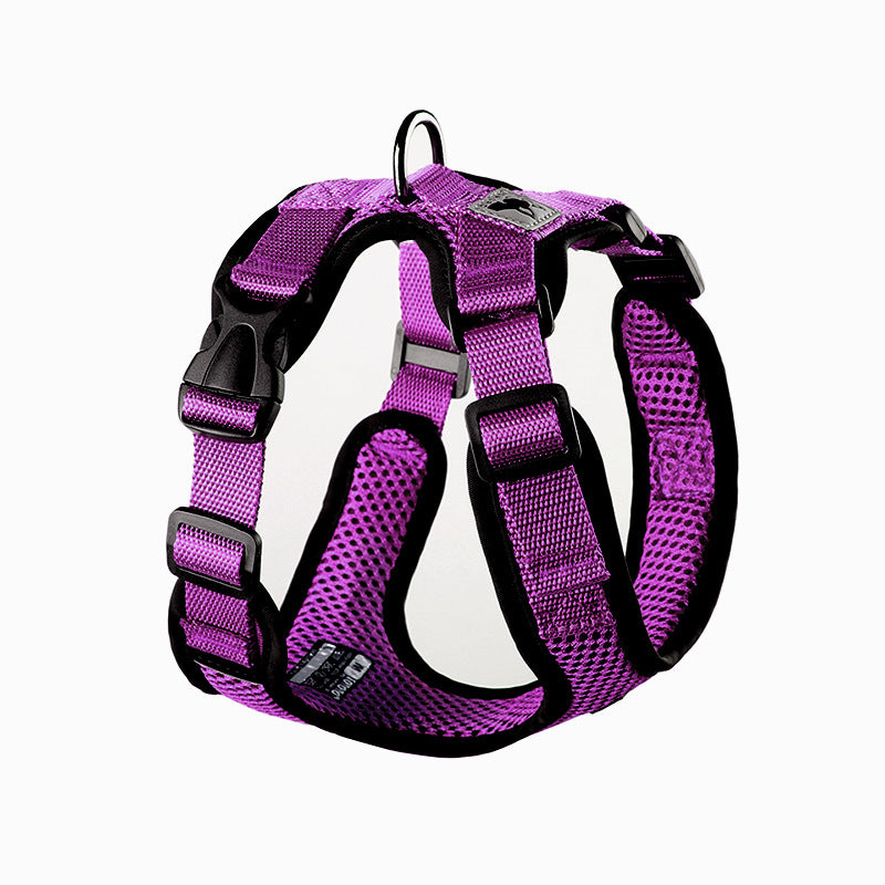 Pet Chest Harness Mesh I-shaped Reflective And Breathable