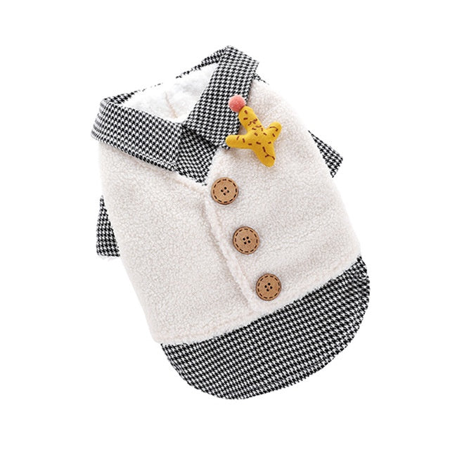 Small puppy pet autumn and winter clothes