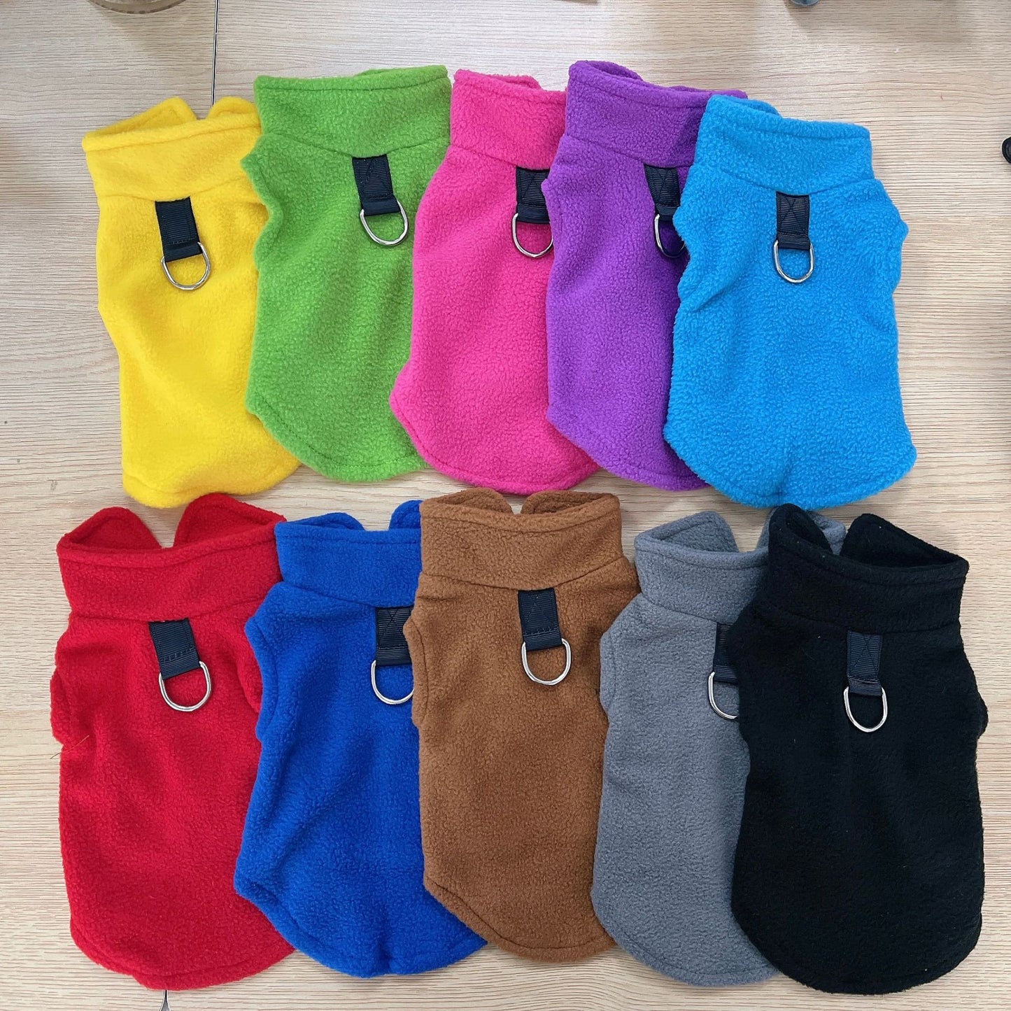 Pet Clothes Dog Polar Fleece Thickened Warm Vest