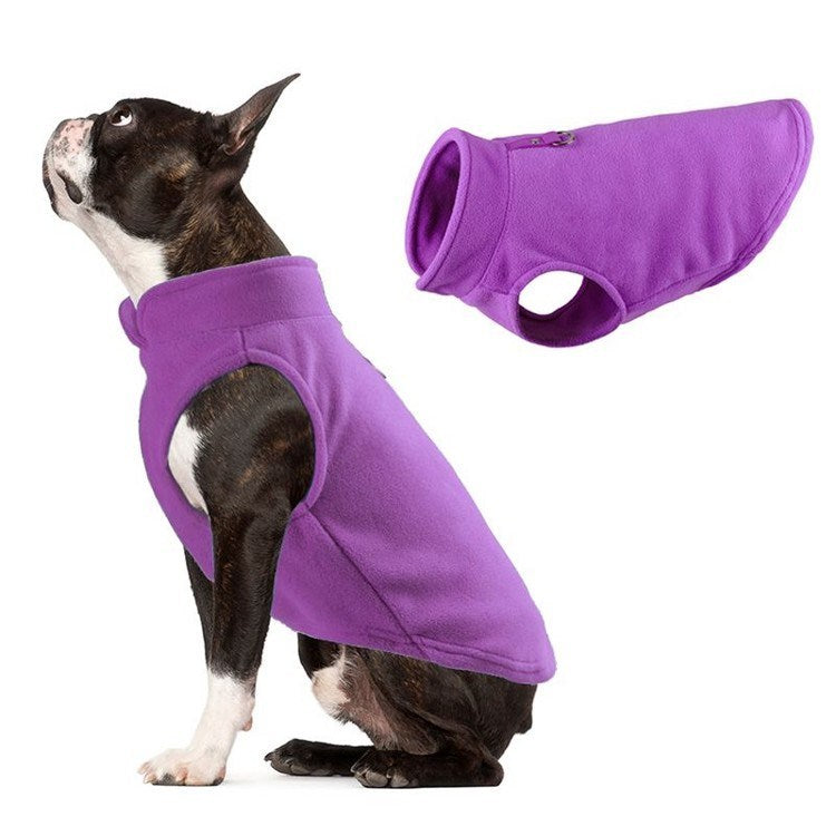 Fleece Pet Dog Clothes Puppy Coat Jacket For Small  Vest