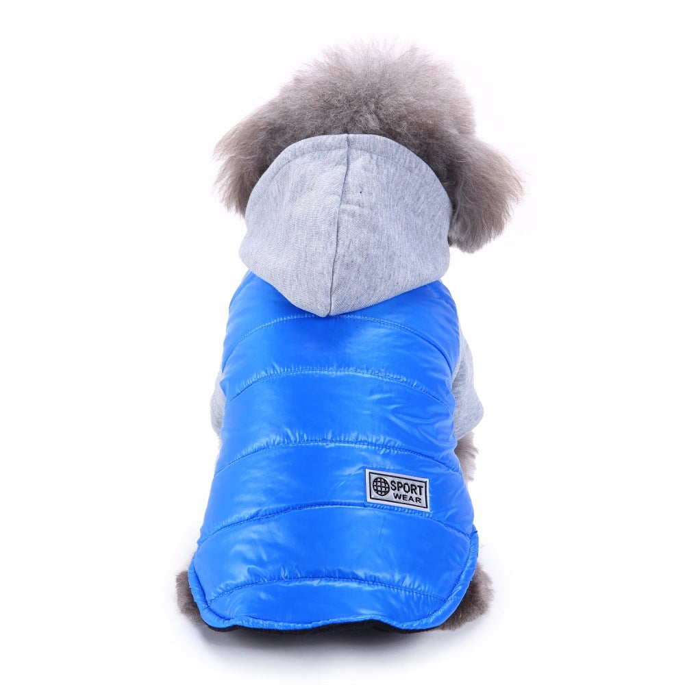 Dog Winter Clothing Coat Reflective Cotton