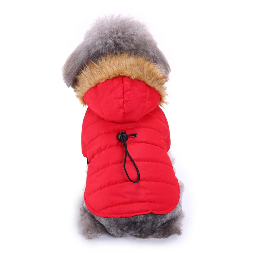 Dog Winter Clothing Coat Reflective Cotton