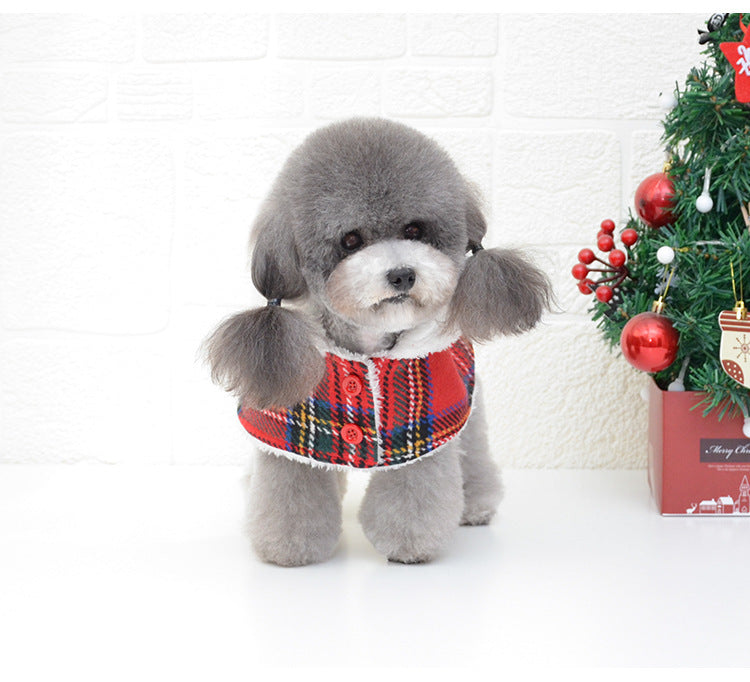 Christmas Knitted Turtleneck Dog Sweater  Clothing