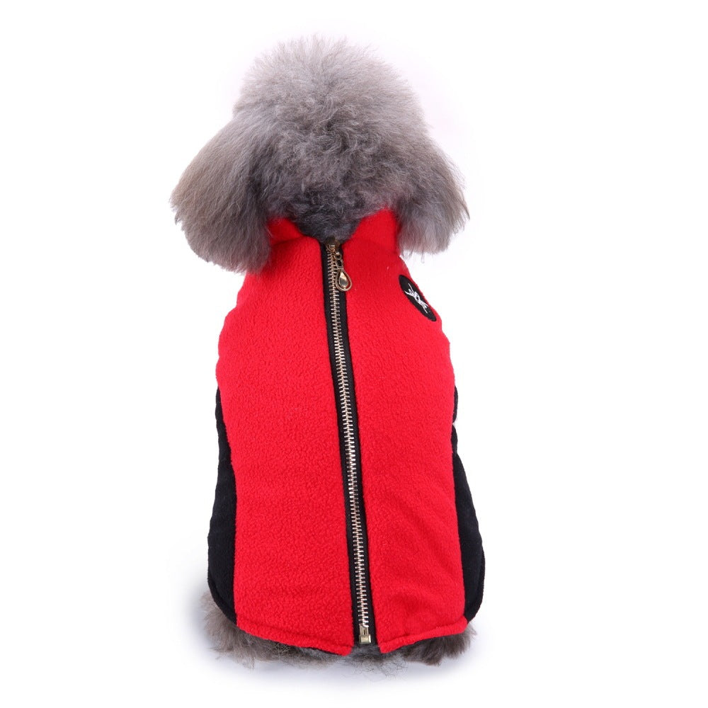 Dog Winter Clothing Coat Reflective Cotton