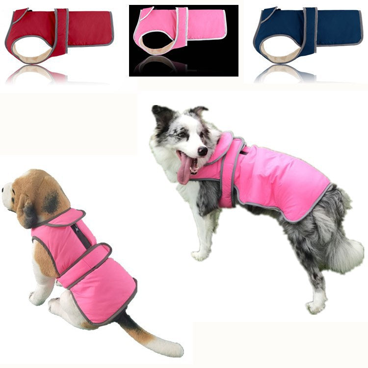 Pet Dog Lapel Solid Color Cotton Vest