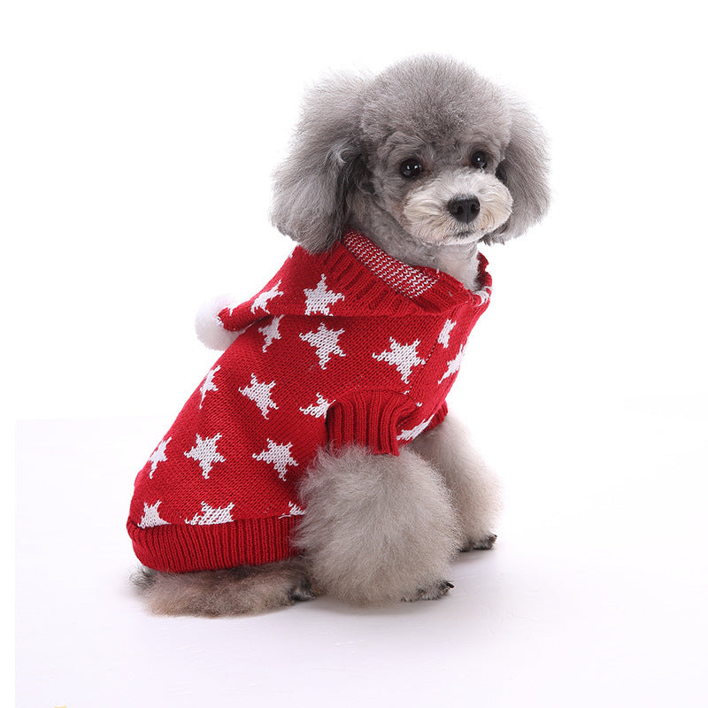 Christmas Warm Soft Pet Clothes Sweater Multiple Styles