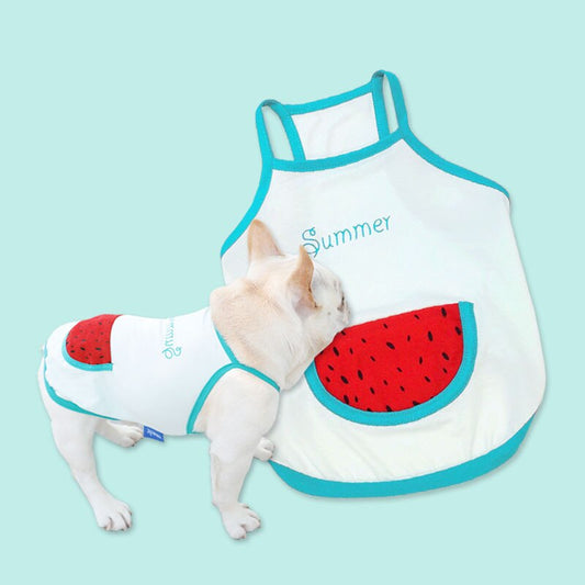 Sense of breathable cat and dog vest pet clothes