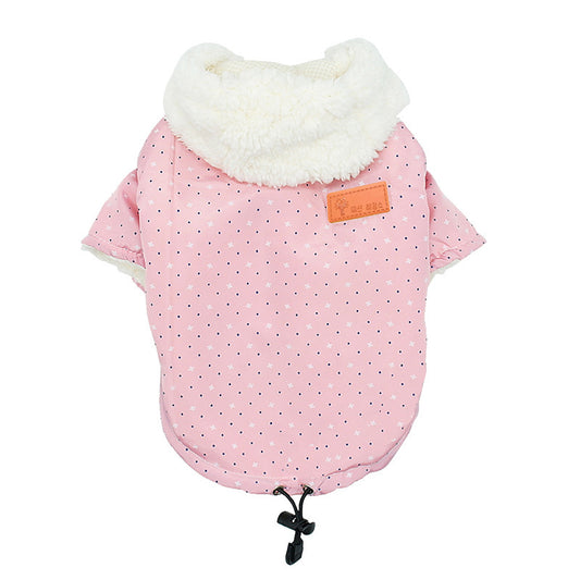 Warm Coat Padded Hooded Pet Dog Clothes