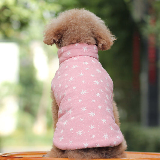 Double Sided Vest Dog Autumn And Winter Clothing Pet Clothes