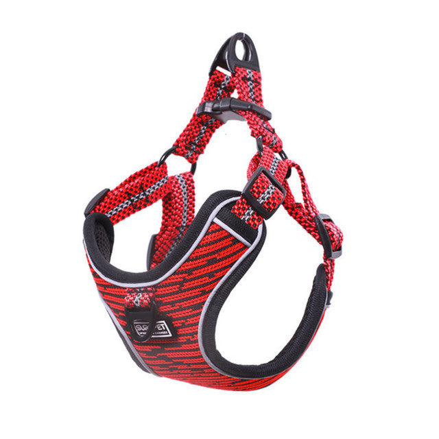 Pet chest strap explosion-proof flush reflective vest