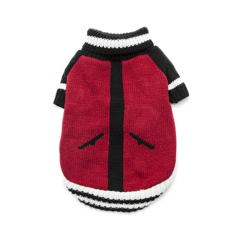 Dog knitted sweater pet warm clothes