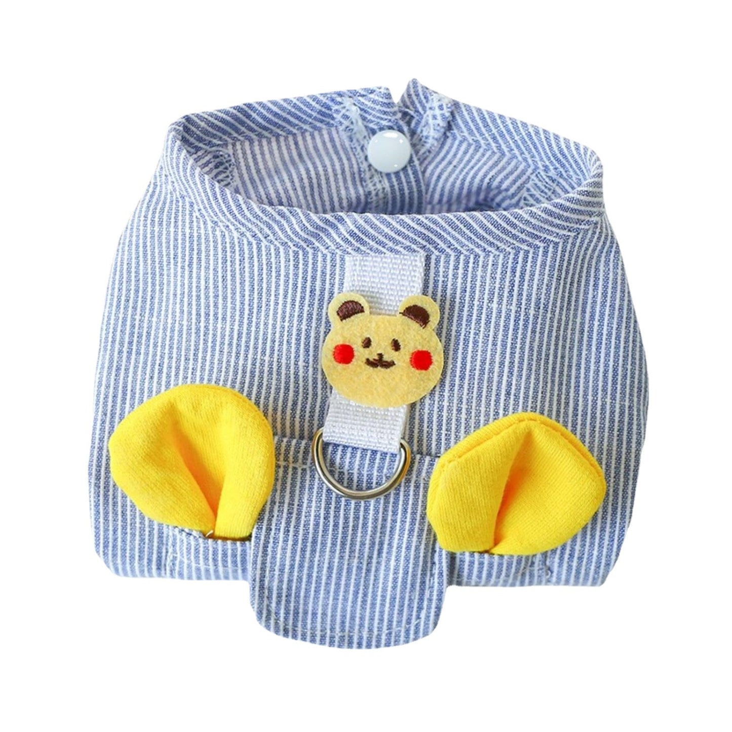 Teddy Cat Bichon Pomeranian Small Dog Chest Back Traction Rope Buckle Vest