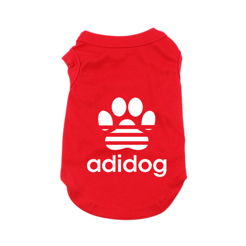 Spring And Summer New Small And Medium Sized Dog Cotton Vest