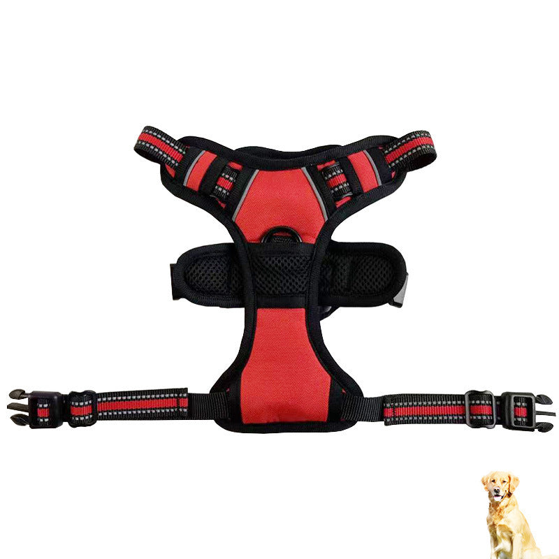 Dog Traction Chest Harness Leash Vest