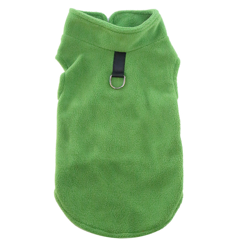 Pet Clothes Dog Polar Fleece Thickened Warm Vest