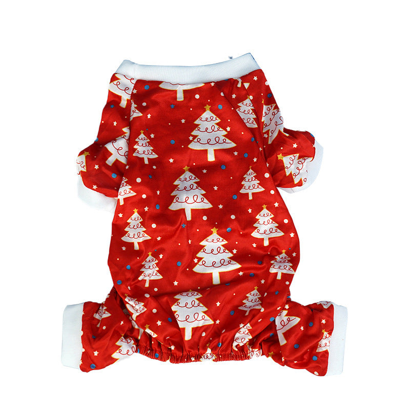 Pet Christmas Clothes Home Red Green