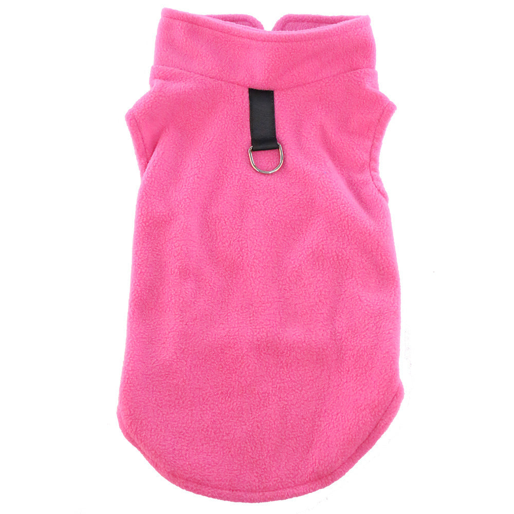 Pet Clothes Dog Polar Fleece Thickened Warm Vest