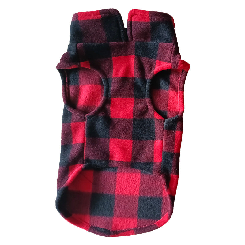 Pet Clothes Dog Polar Fleece Thickened Warm Vest