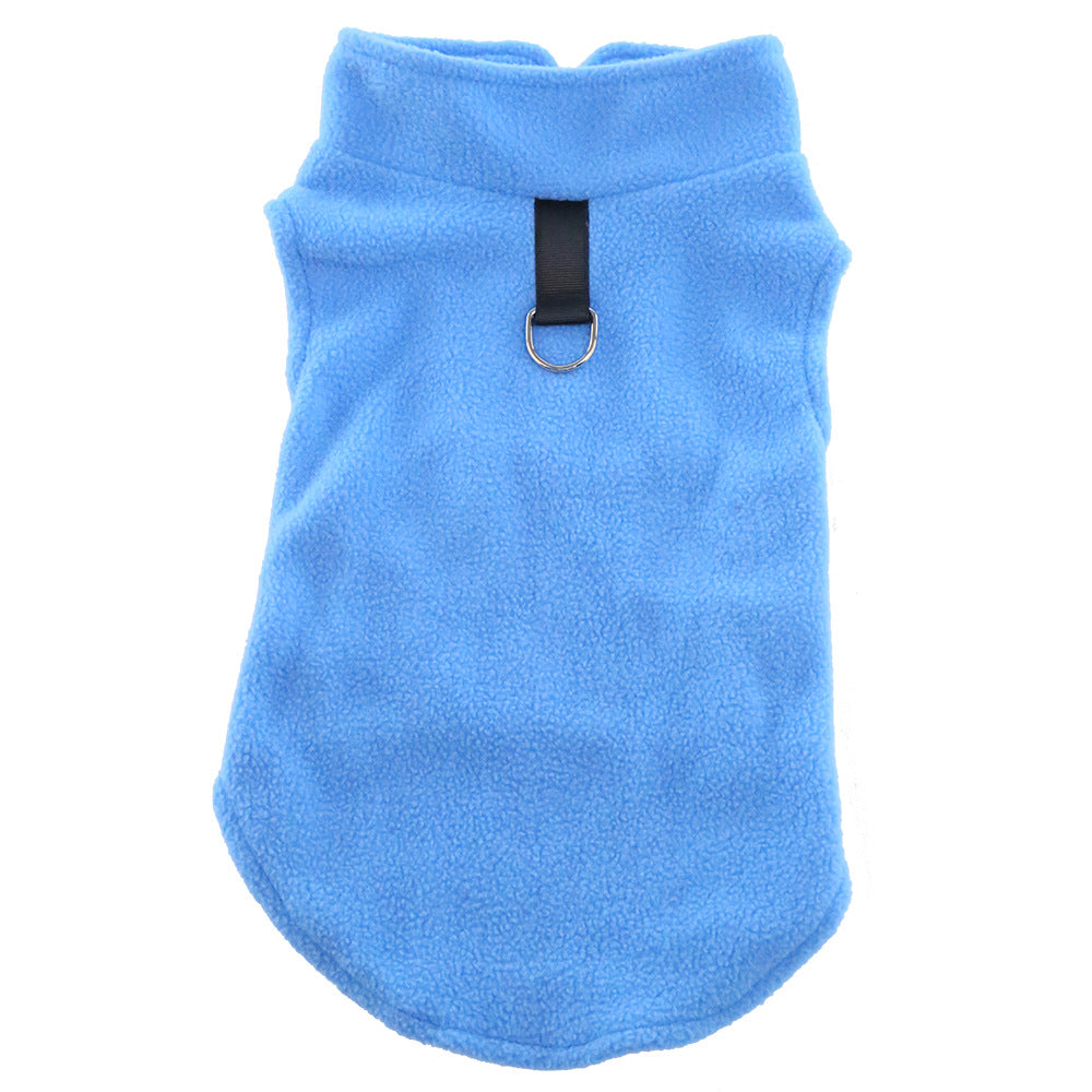 Pet Clothes Dog Polar Fleece Thickened Warm Vest