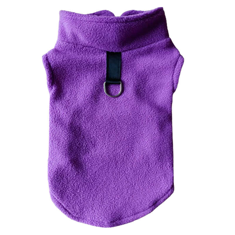 Pet Clothes Dog Polar Fleece Thickened Warm Vest