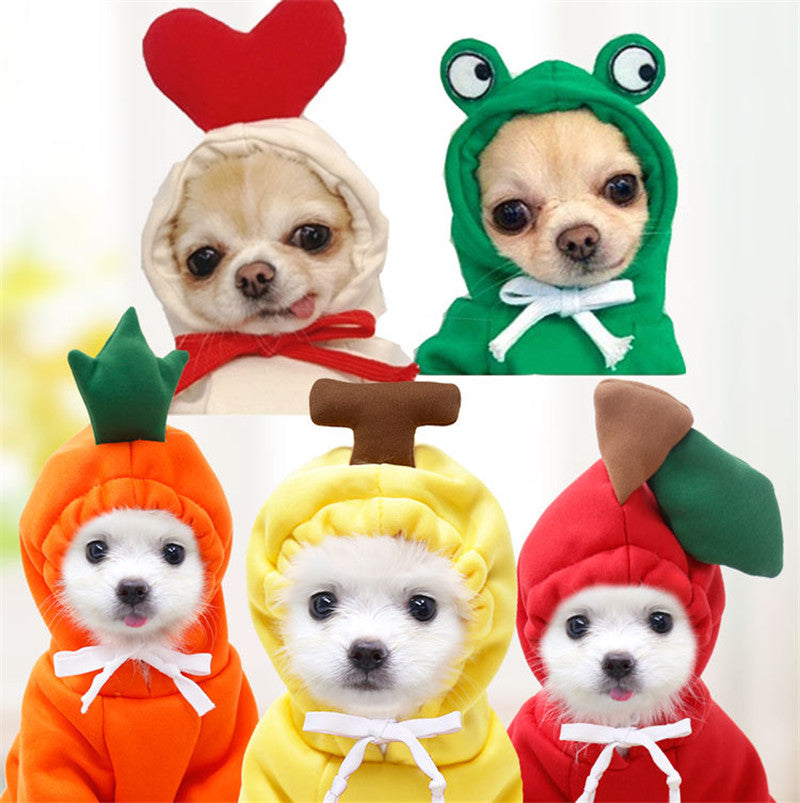 Small And Medium Dog Love Two Legged Cat Cute Pet Clothing