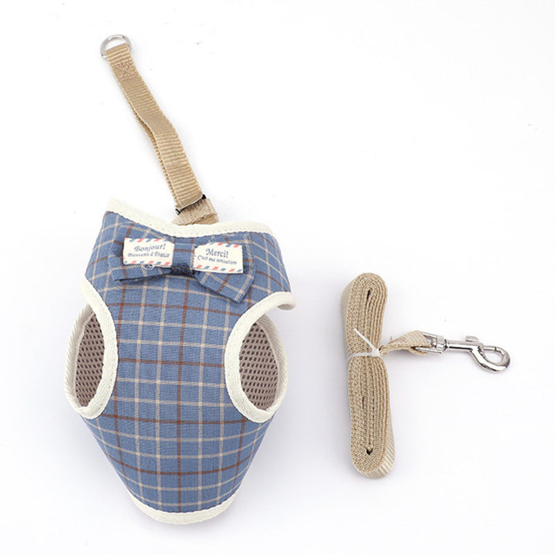 Adjustable Dog Chest Strap Wholesale Korean Fashion Breathable Mesh