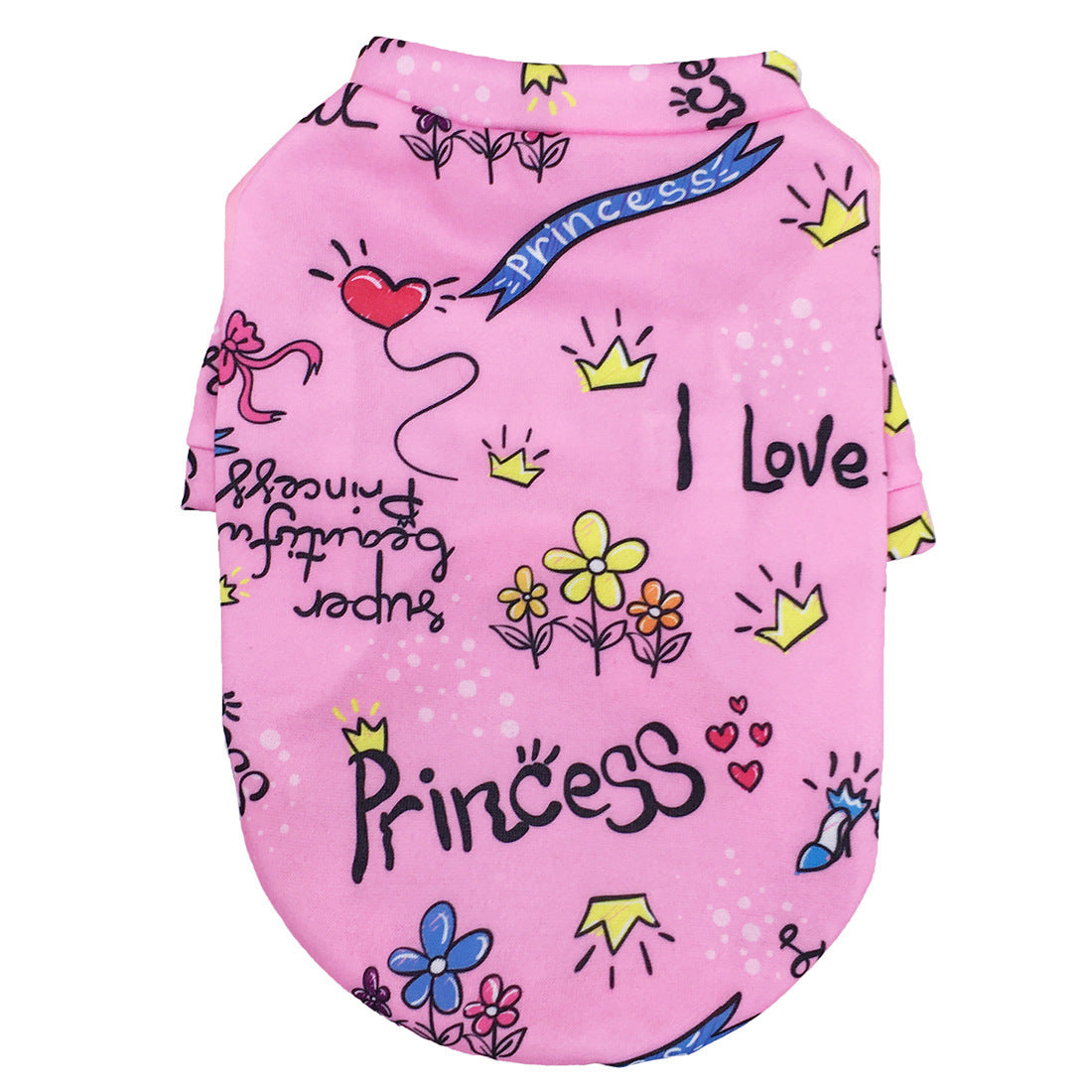 Dog Clothes Autumn And Winter Princess Hoodie With Velvet