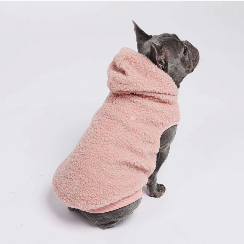 Pet Dog Hooded Sweater Autumn And Winter Style