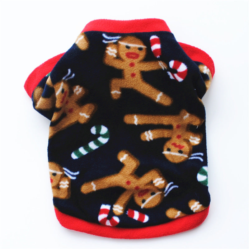 Dog Christmas Clothing Optional Classic Pattern