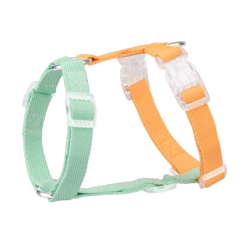 Color-coded Pet Leash Anti-breakaway Pet Chest Strap