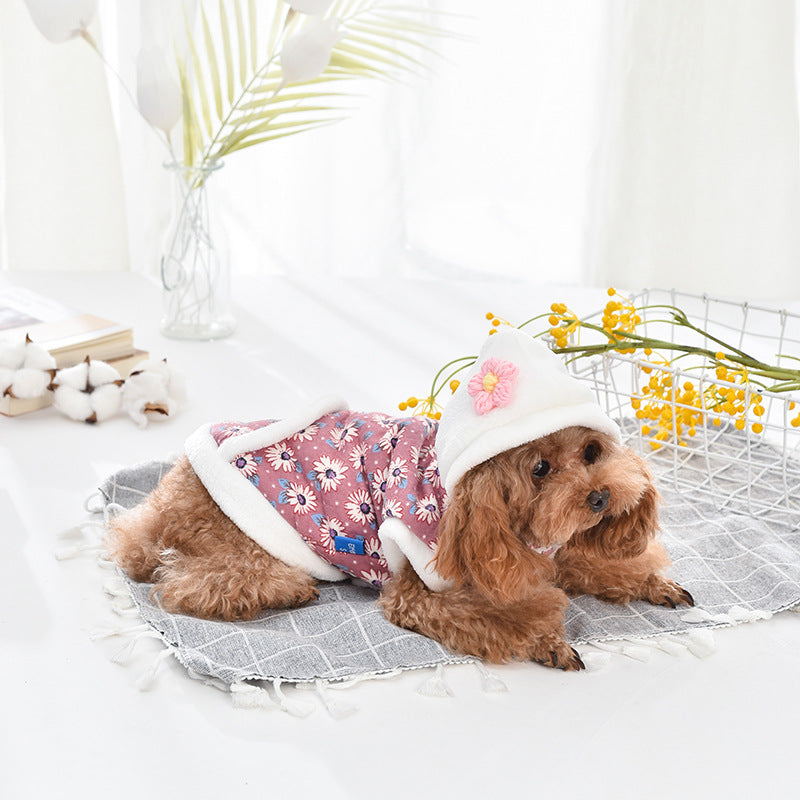 Daisy Coat Dog Clothes Two-legged Clothing