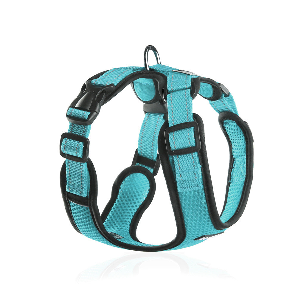 Pet Chest Harness Mesh I-shaped Reflective And Breathable